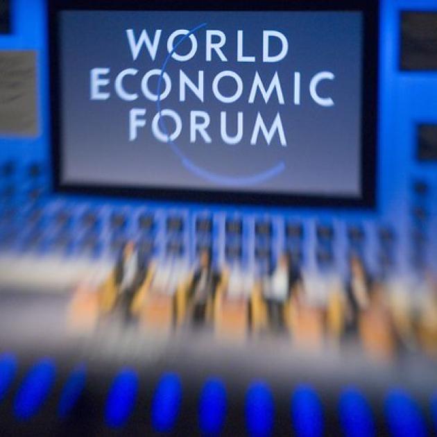 World Economic Forum stage