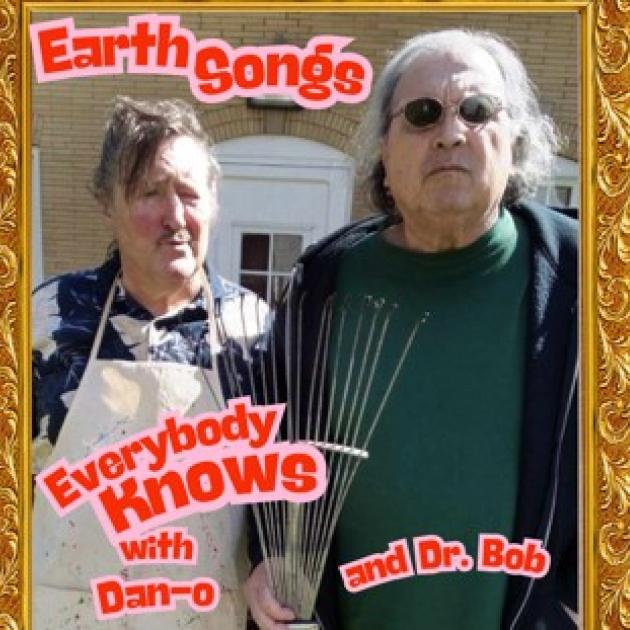 Bob and Dan posing as American Gothic