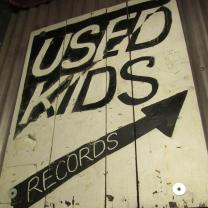 Used Kids Records Sign