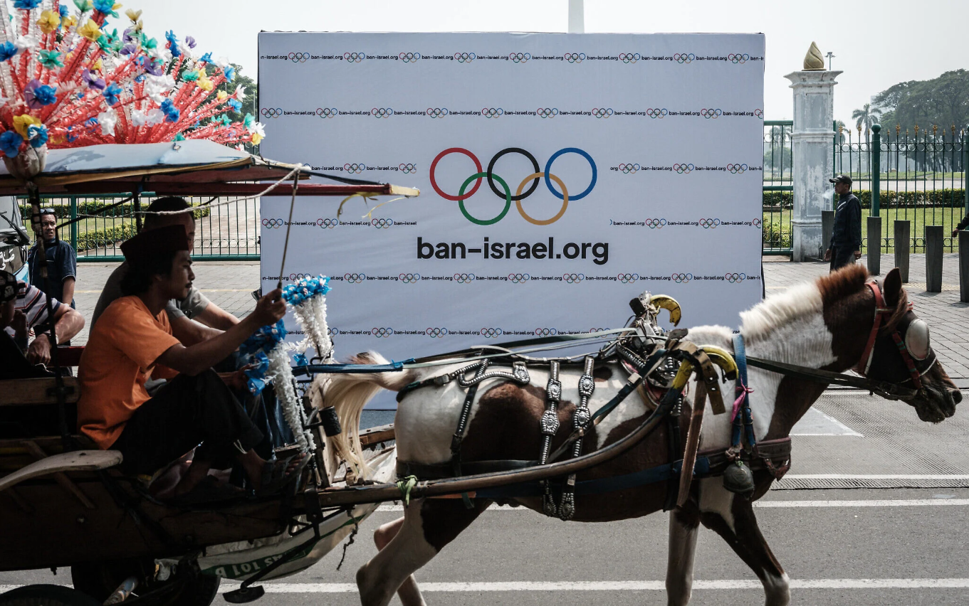 Why is Russian banned from the Olympics but not Israel?