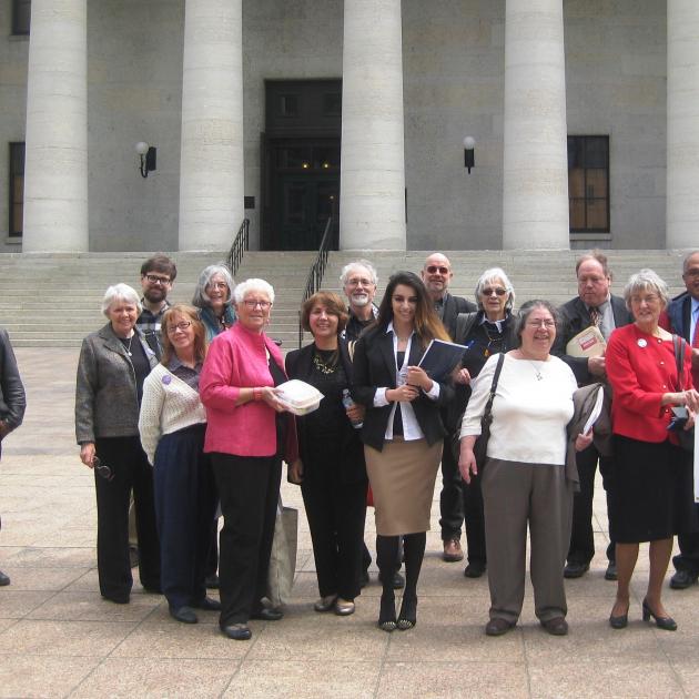 On May 3 citizens from across the state gathered at the Ohio Capitol to testify against HB 476, bipartisan legislation that would block state contracts for those who support Boycott, Divestment, and Sanctions (BDS) against the state of Israel. 