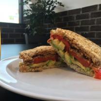 Two sandwiches on a plate